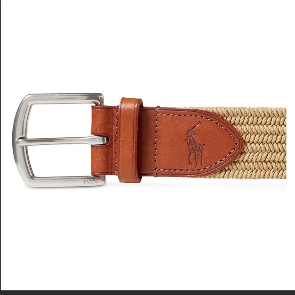 Men’s braided stretch belt